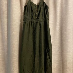 Green Corduroy Jumper/dress